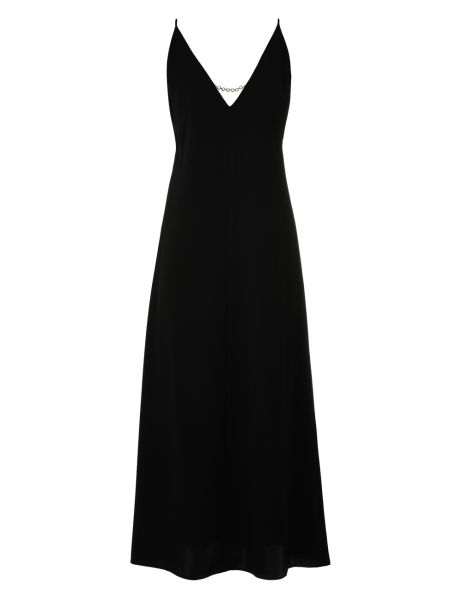 Women Black Clothing Chain Midi Dress Zimmermann
