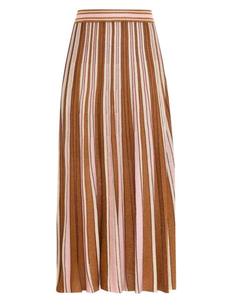 Clothing Luminosity Lurex Stripe Skirt Zimmermann Women Multi