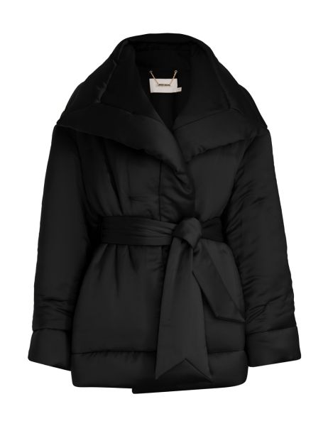 Jackets & Coats Zimmermann Luminosity Satin Wadded Jacket Black Women