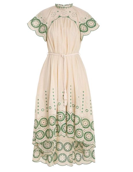 Zimmermann Raie Embroidered Dress Dresses & Coverups Women