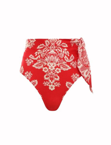 Women Separates Scarf Hw Pant Red Cream Zimmermann Bikinis