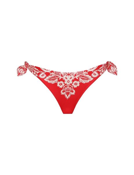 Bikinis Red Cream Zimmermann Women Separates Tie Pant