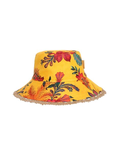 Hats Zimmermann Women Bucket Hat Yellow Floral