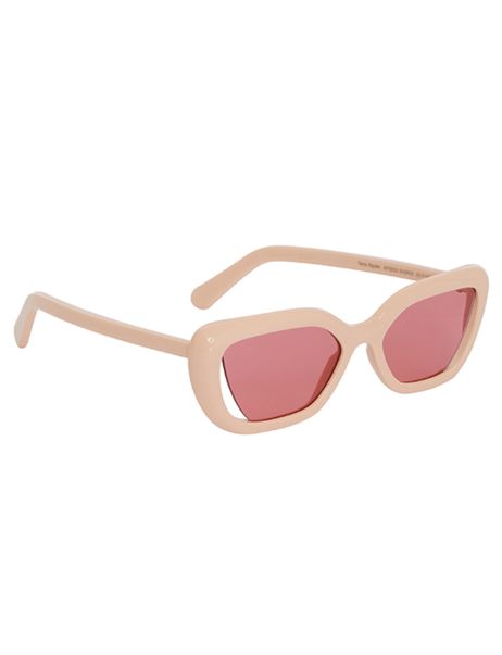 Women Sunglasses Zimmermann Tama Square Dusty Rose