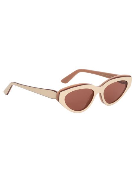 Cream Sunglasses Zimmermann Inconcert Oval Women