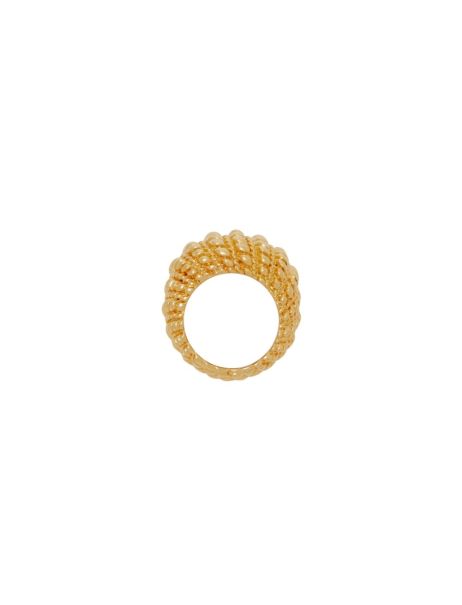Rings Zimmermann Women Twisted Rope Dome Ring Gold