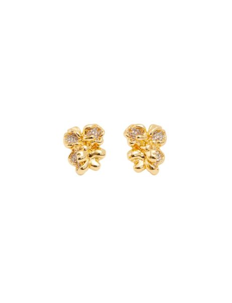 Women Gold Popcorn Pave Earrings Zimmermann Earrings