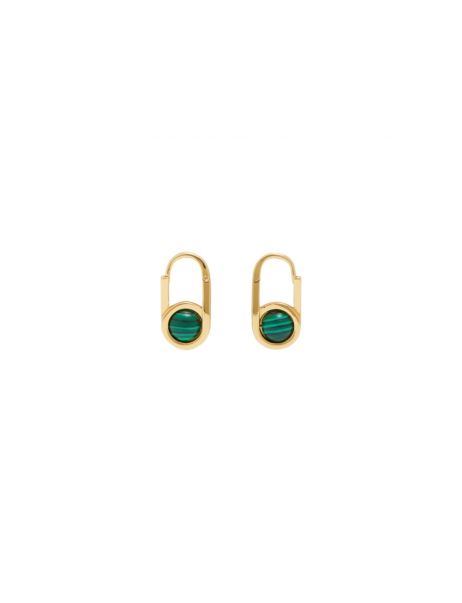 Twisted Pin Earrings Earrings Zimmermann Gold Malachite Women