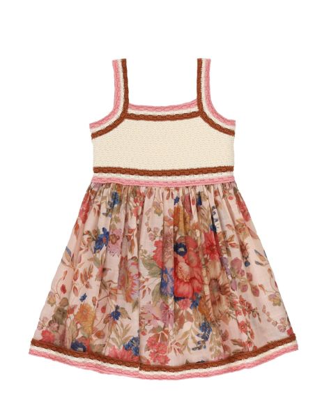 August Knit Top Woven Dress Multi Zimmermann Clothing Kids