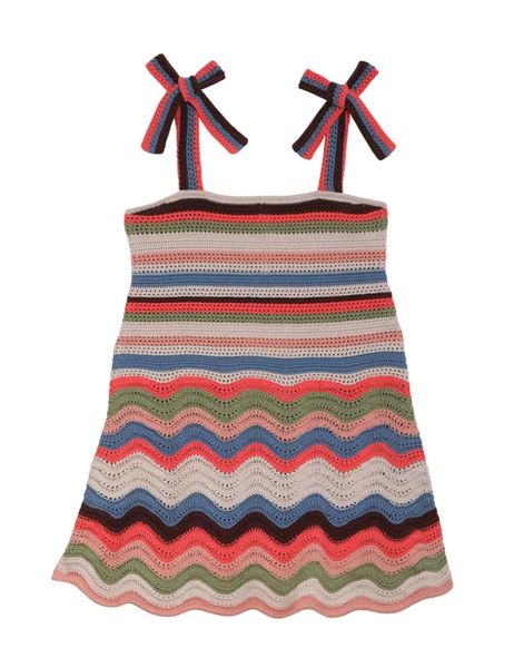 Clothing Kids Multi Devi Textured Knit Dress Zimmermann