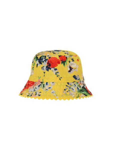 Kids Hats Yellow Floral Kids Bucket Hat Zimmermann
