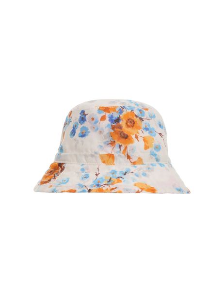 Kids Bucket Hat Hats Zimmermann Orange Blue Floral Kids